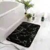 Dywanik łazienkowy glamour ze złotymi żyłkami